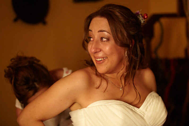 novia llora cuando ve entrar a su padre en boda fuerte de la sagrada concepción