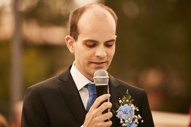 discurso del novio en boda en abadía de los templarios